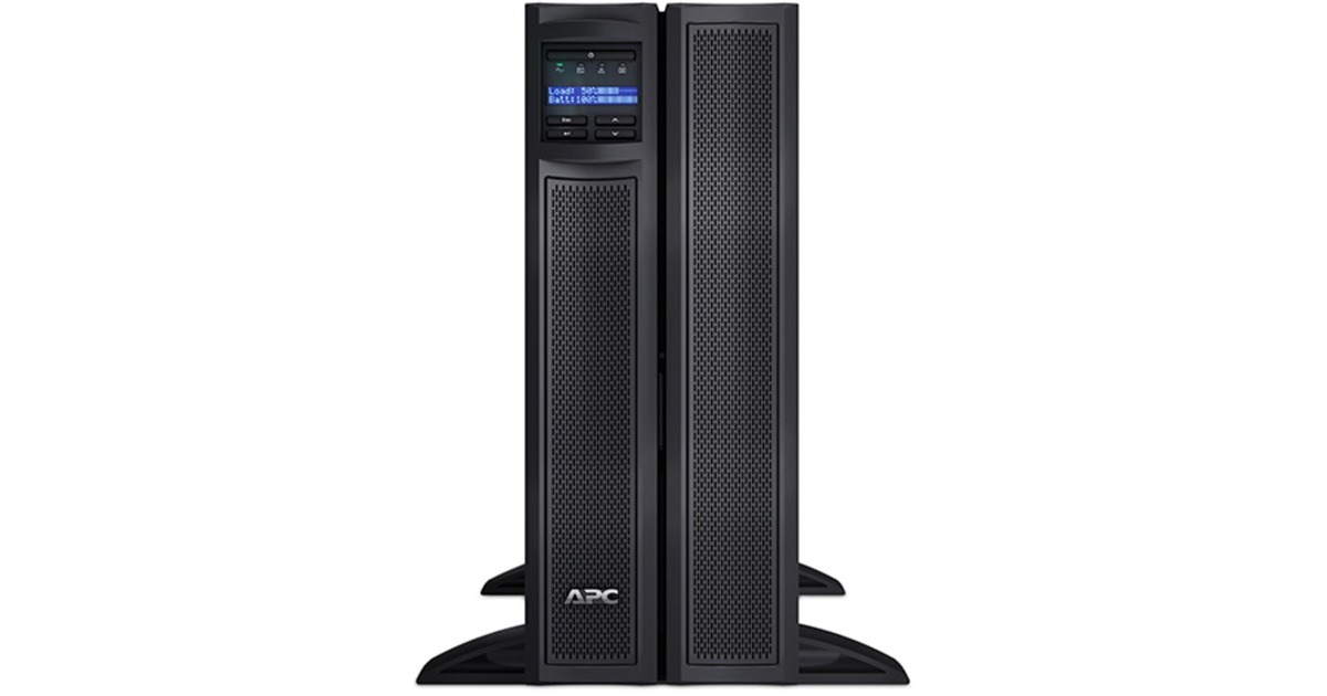 APCSmart-UPS X SMX3000HV Noodstroomvoeding ups  (Zwart, 3000VA, 8x C13, 2x C19 uitgang, USB, short depth)