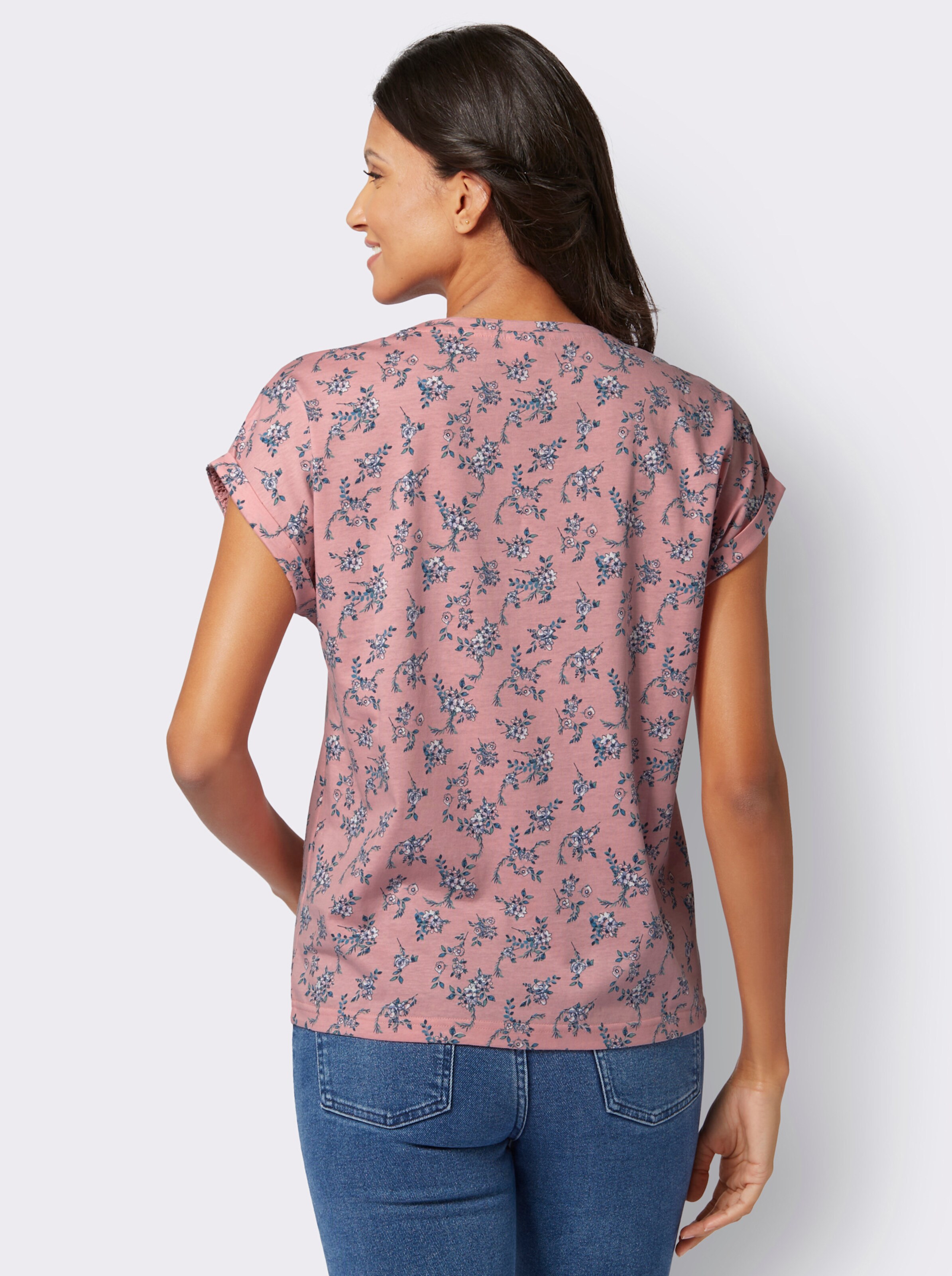 Rundhals-Shirt