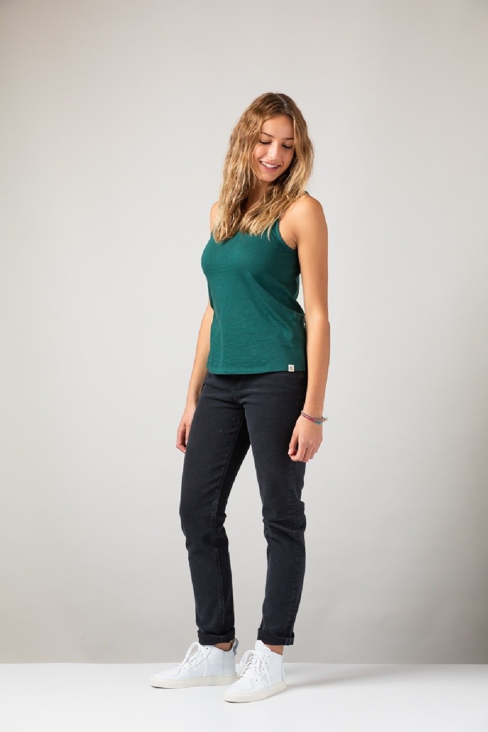 WE ARE ZRCL Damen Tank-Top Basic Green