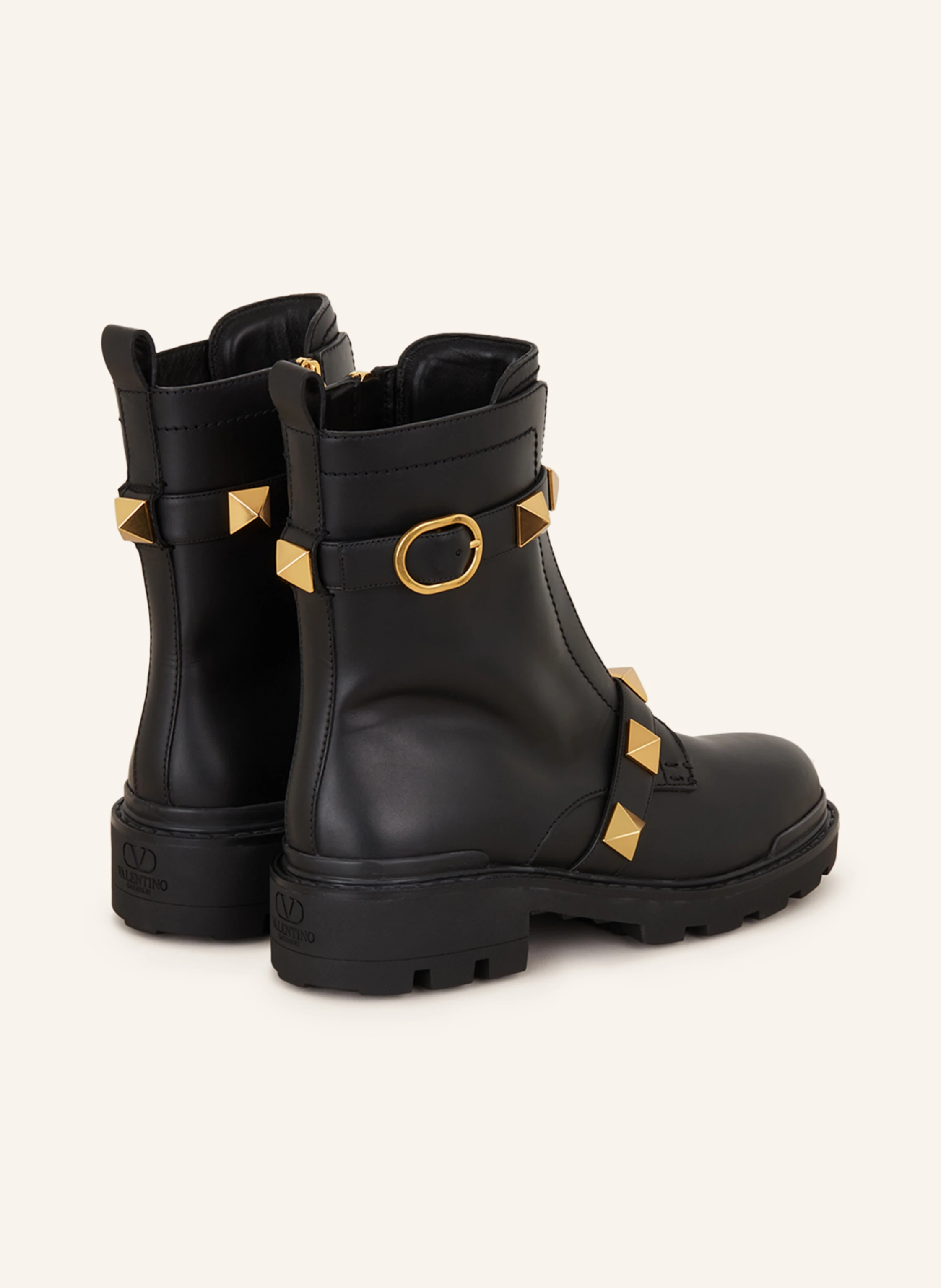 VALENTINO GARAVANI Biker Boots ROMAN STUD