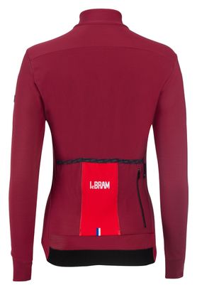 Maillot Manches Longues Femme LeBram Allos Bordeaux Coupe Ajustée