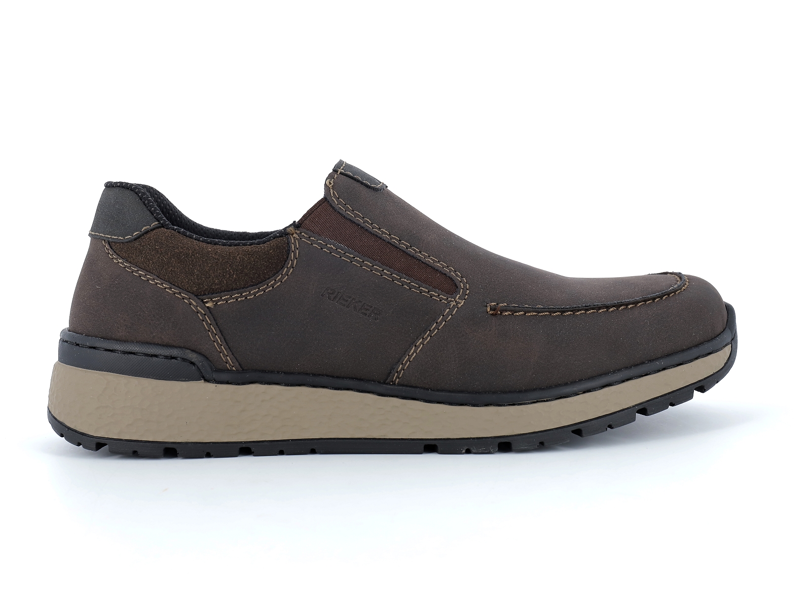 Rieker-B9062 Synthétique Marron Foncé