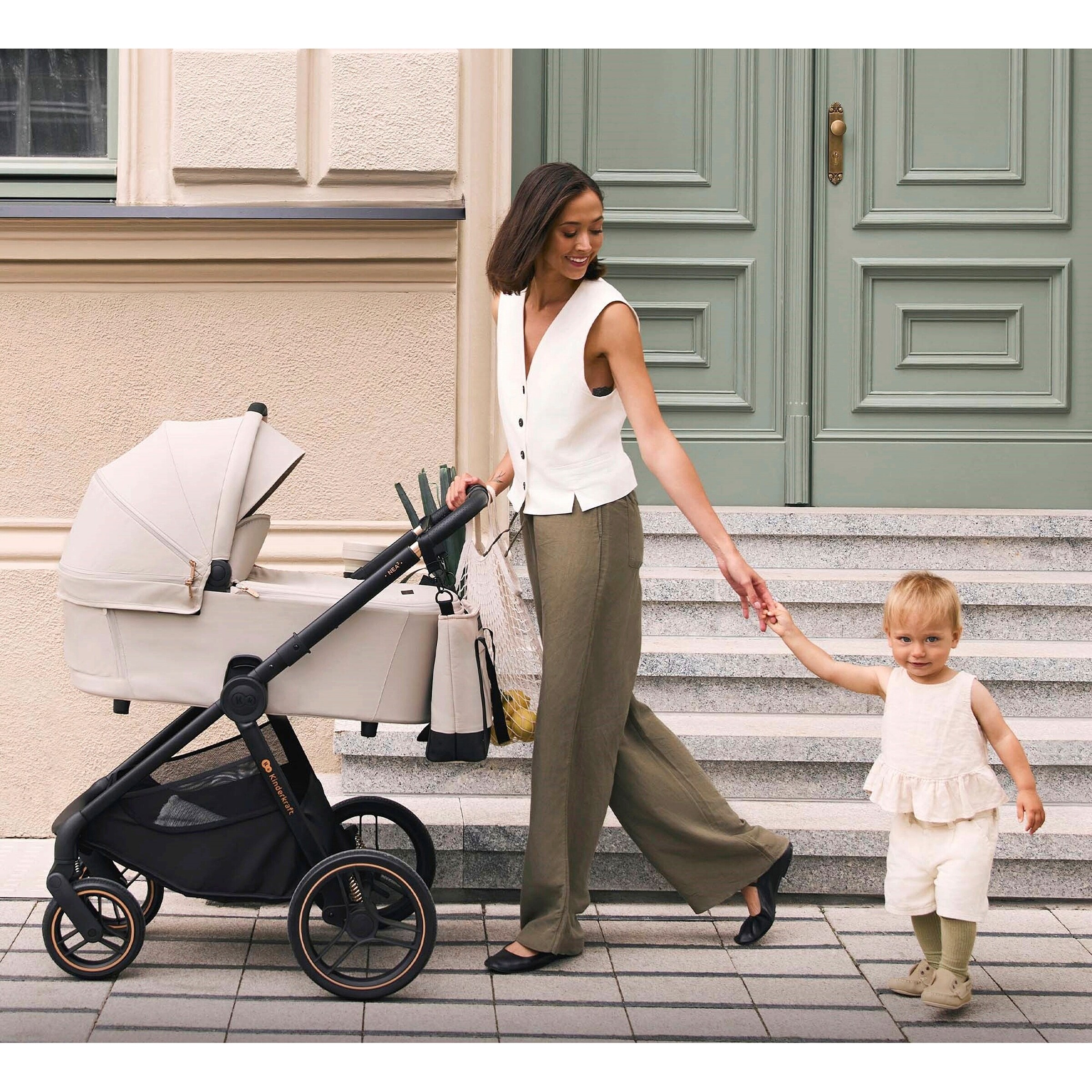 Kinderkraft Kombikinderwagen NEA 2.0 soft beige