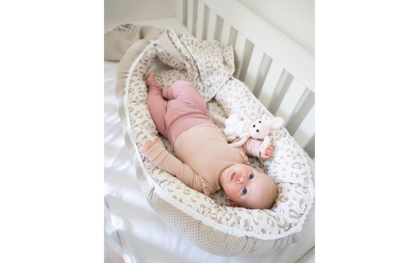 Babynest Leo 55 x 95 cmKuschelnest für Schutz und Geborgenheit