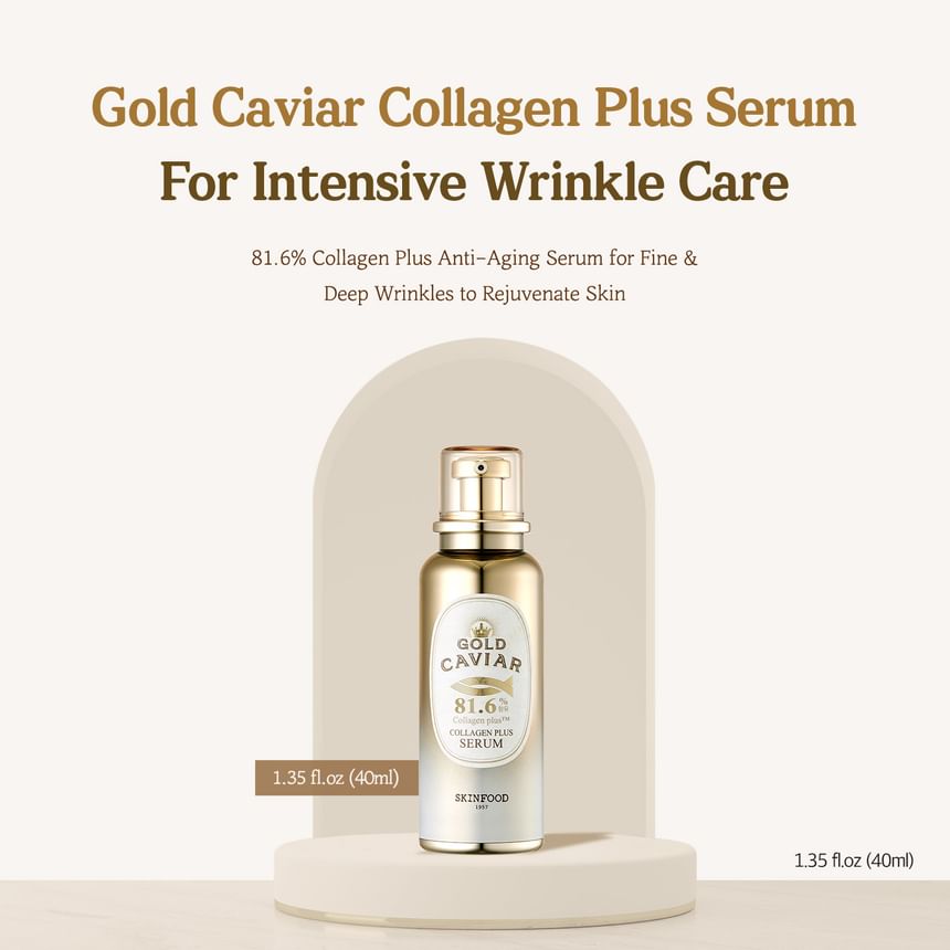 SKINFOOD - Gold Caviar Collageen Plus Serum