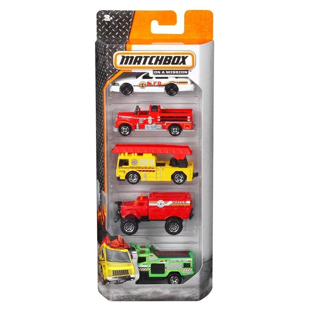 MATCHBOX - PACK 5 VEHICULES