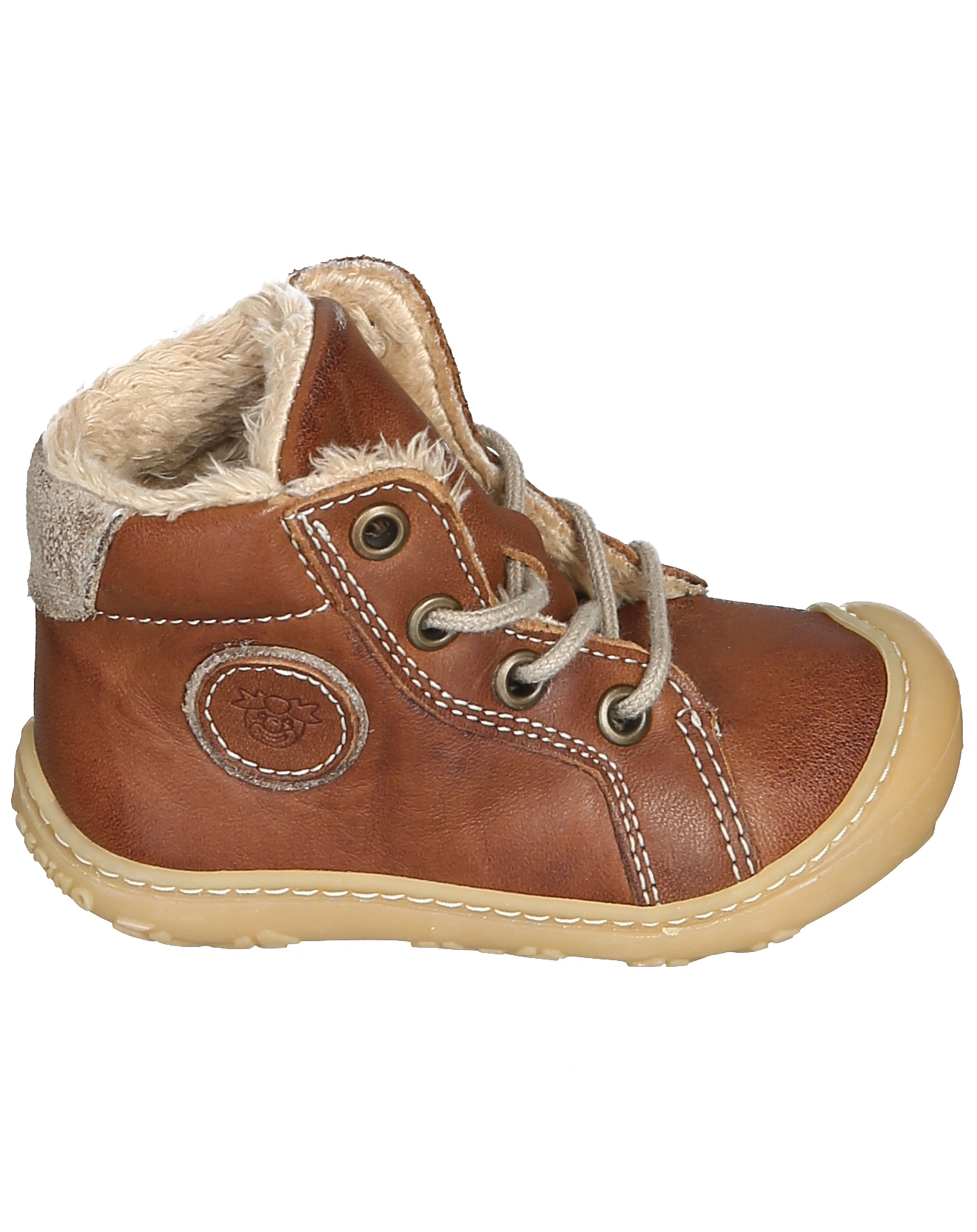 Lauflernboots GEORGIE gefüttert in cognac