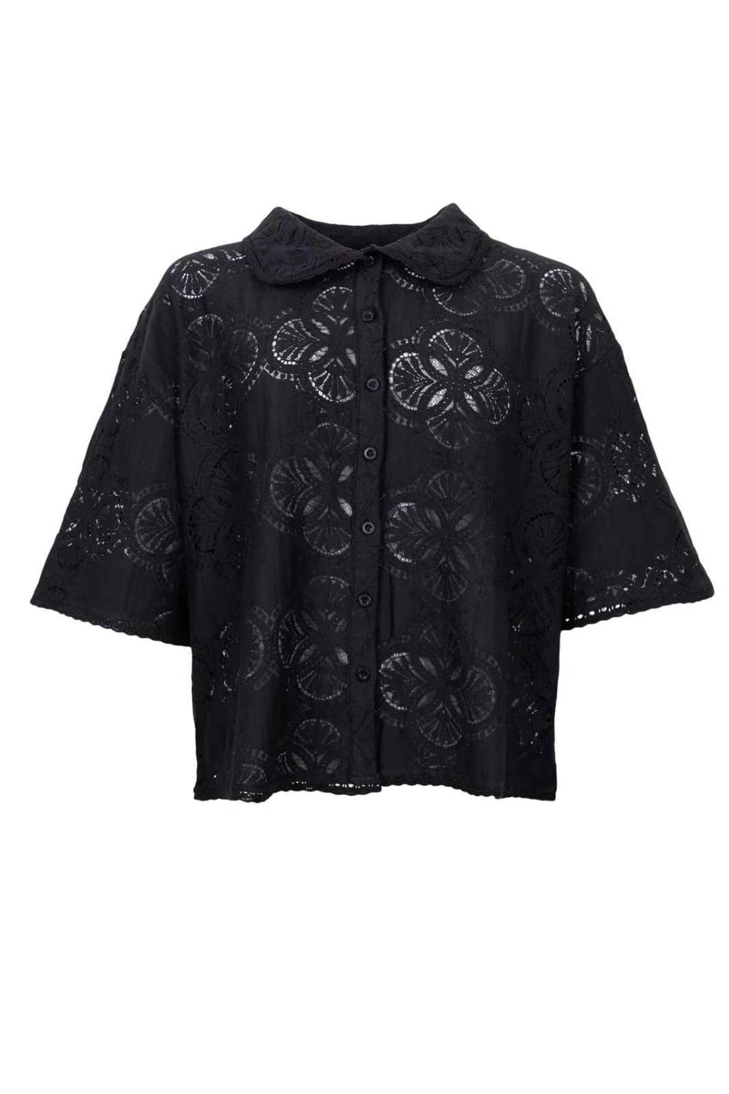 Black Colour Bcmilos Lace Blouse 40877