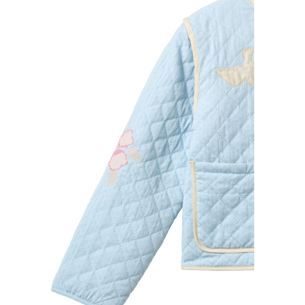 Køb COPENHAGEN COLORS Lt. Blue Comb. Quiltet Jakke