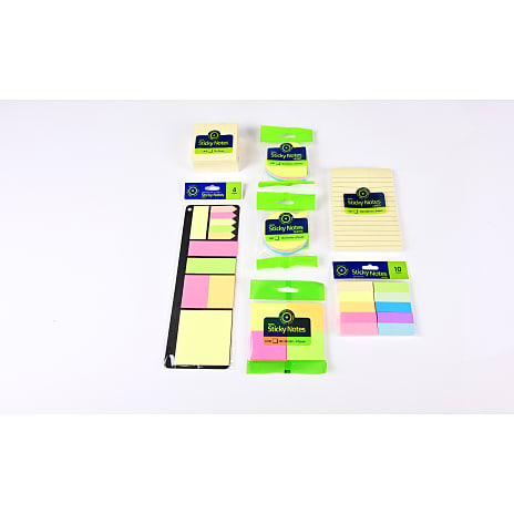 Mega sticky notes - assorteret