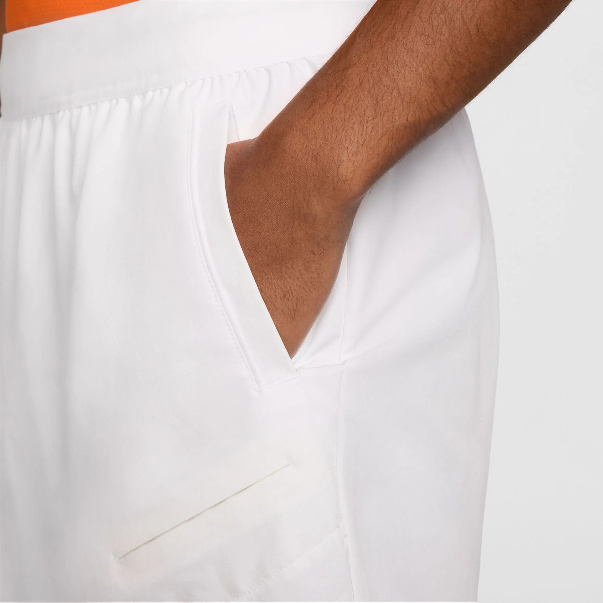 Nike Court Dri-Fit Advantage 6in Shorts Hommes - Blanc , Noir