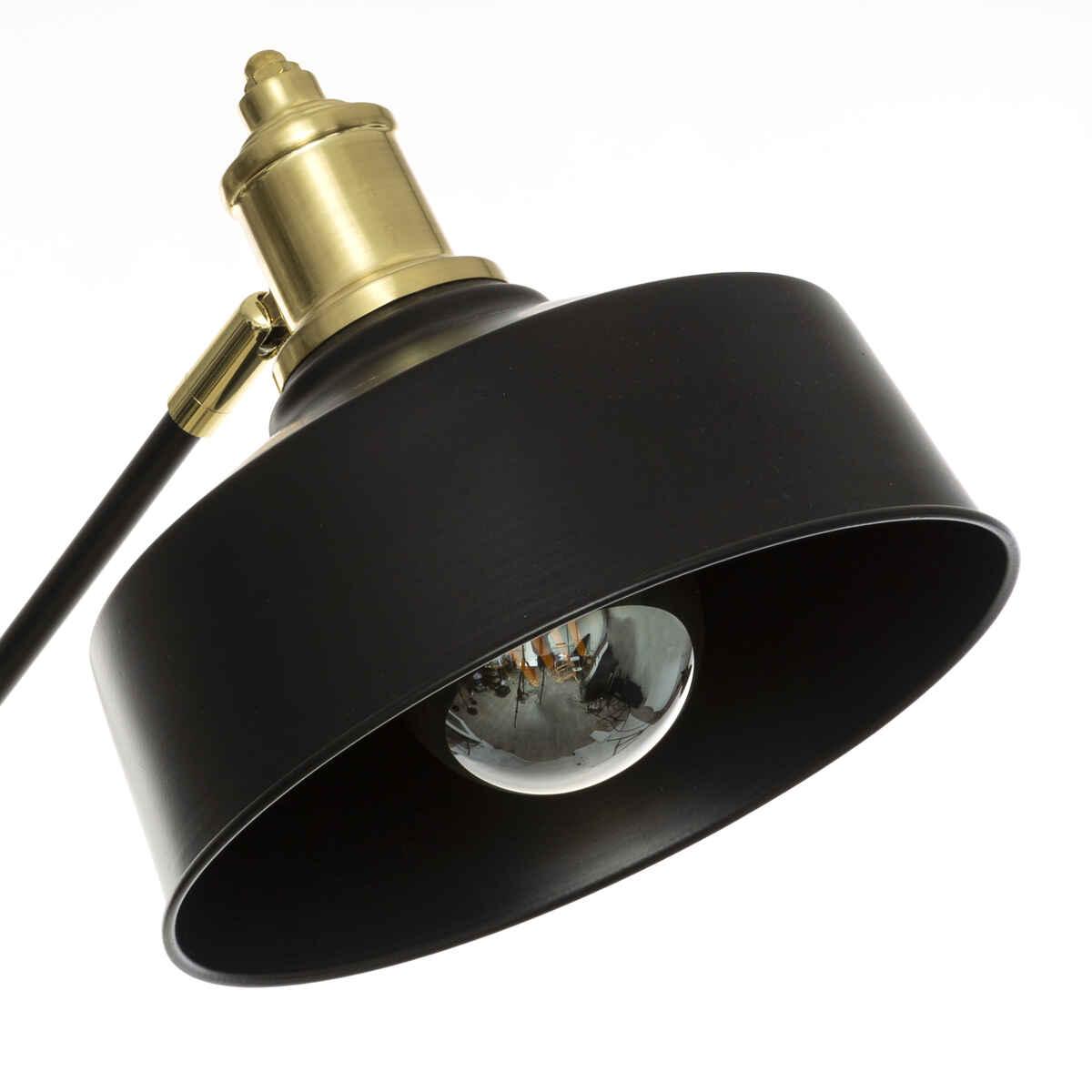LAMPADAIRE ARC FLOWER NOIR H.155CM