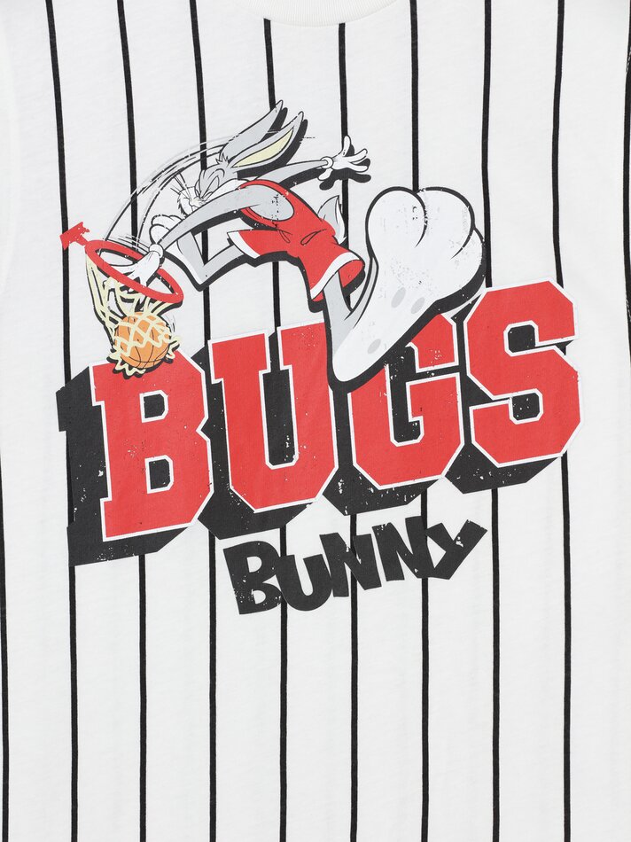 Camiseta Bugs Bunny Looney Tunes © &™ Warner Bros - Branca