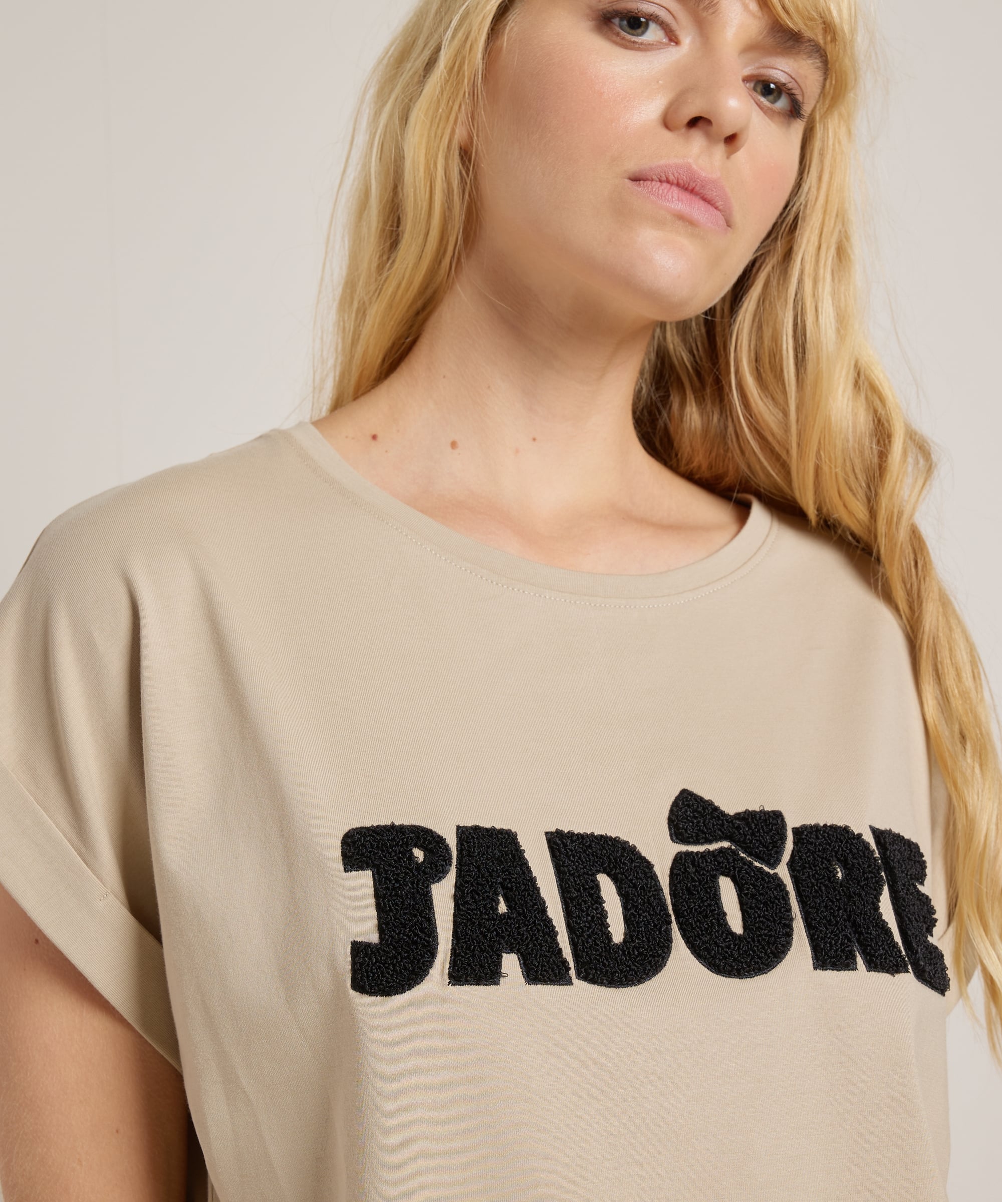 t-shirt boucle j'adore