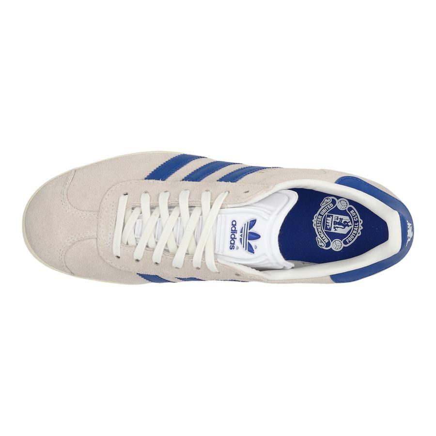adidas Chaussures Gazelle Manchester United - Blanc/Bleu/Blanc