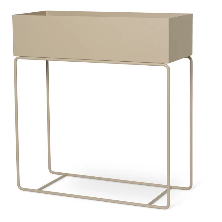 Ferm Living Jardinière sur pied en métal  | Beige