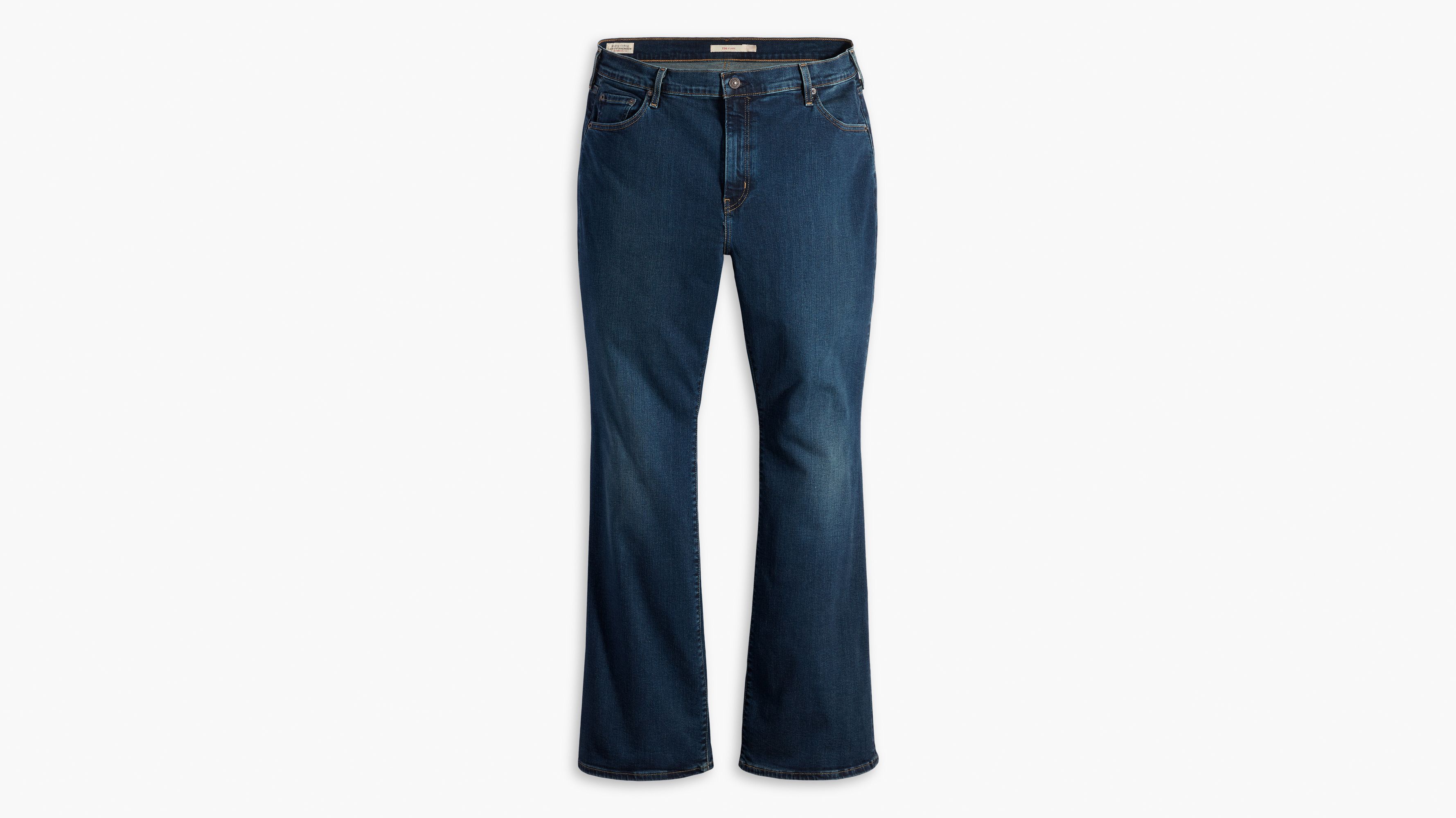 Jean évasé 726™ à taille haute (grandes tailles) - Dark Indigo Worn In - Bleu