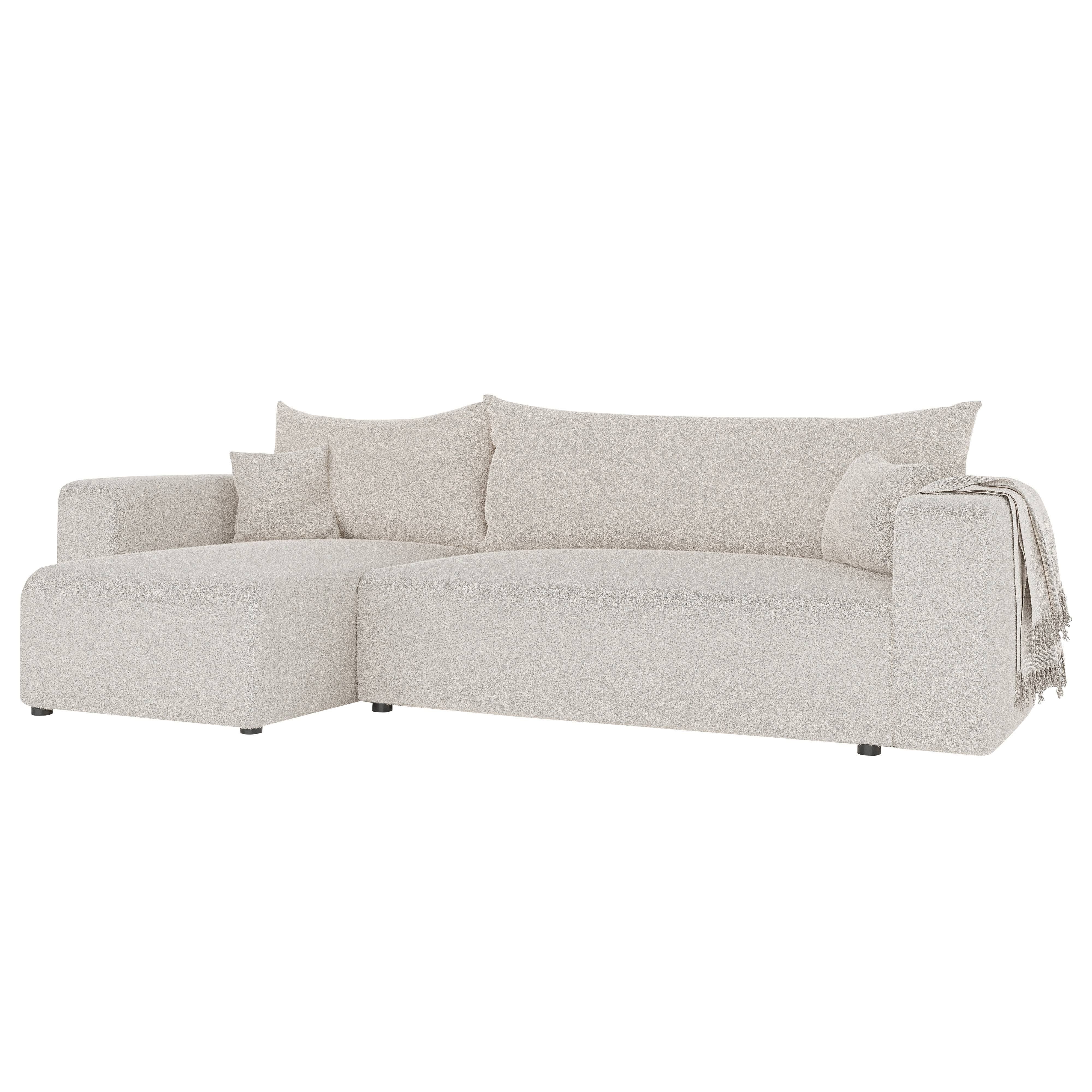 Idohome Ecksofa Textil 4-Sitzer L-Form,L-Form