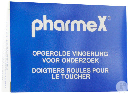 Pharmex Doigtiers Roulés Medium 100 Pièces