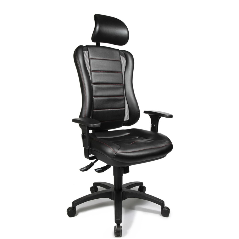 Profi Bürostuhl HEAD POINT RS Stoff mit Armlehnen Topstar