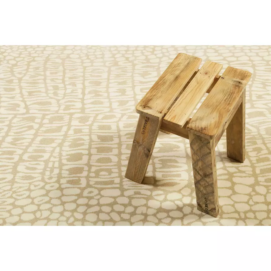 Wecon home Kurzflorteppich Croco beige
