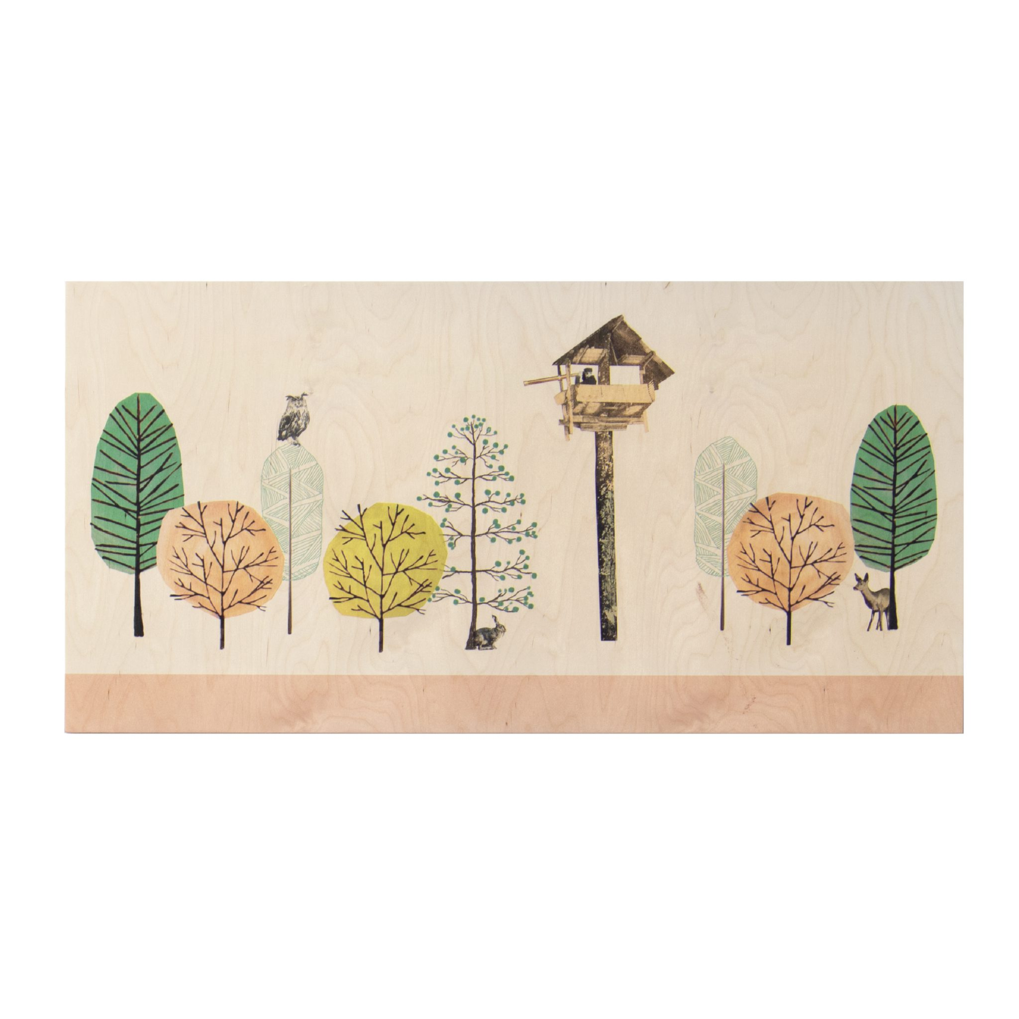 StoryWood wandpaneel Vogelspotter 80 x 40 cm