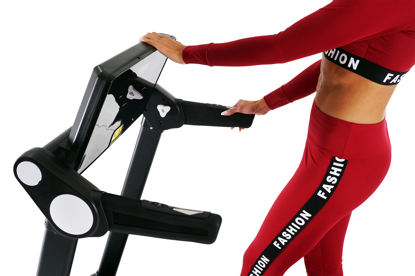Miweba Sports Laufband Home Track HT3000, mit Steigung, 1300 Watt, 1-16 km/h, 12 Programme, klappbar (Schwarz/Weiß)