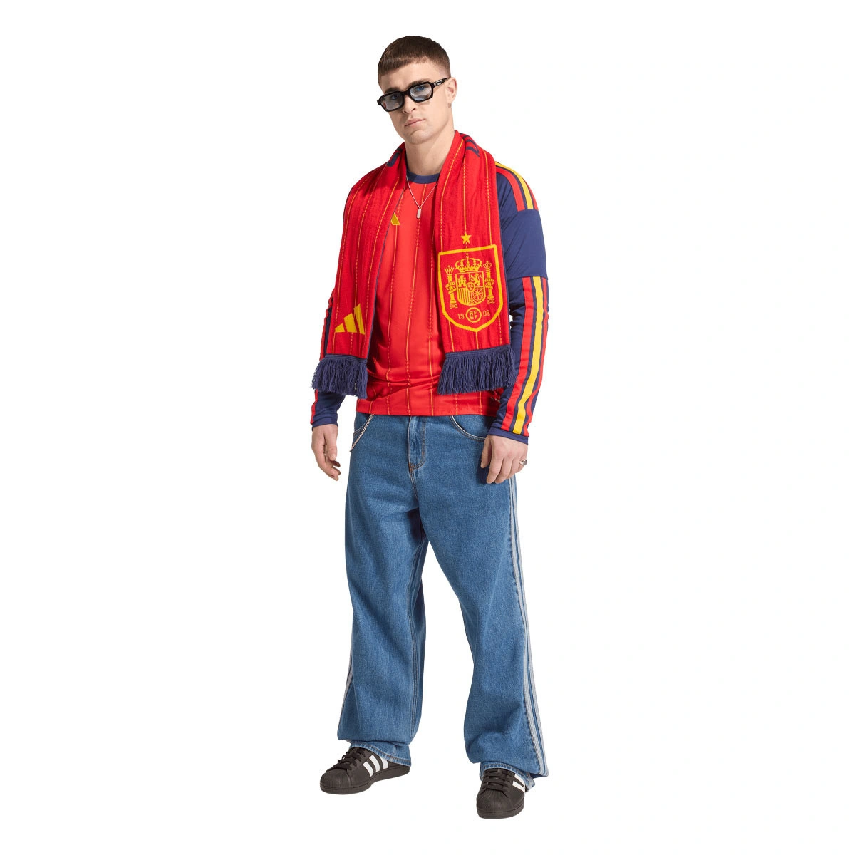 Camisola adidas Espanha Primeiro Equipamento Mundial M/L 2025-2026