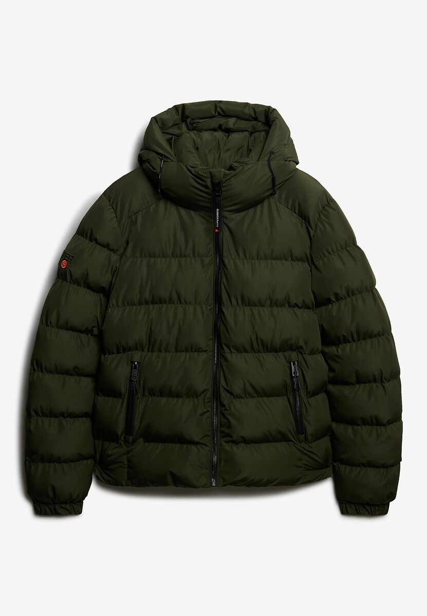 Jaqueta de plumas SUPERDRY com capuz esportivo