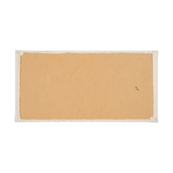 Wandkussen bouclé crème 60x30 cm
