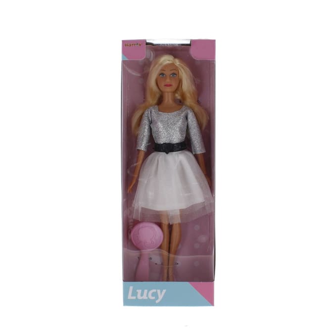 Besttoy - Modepuppe Lucy - Partykleid silber