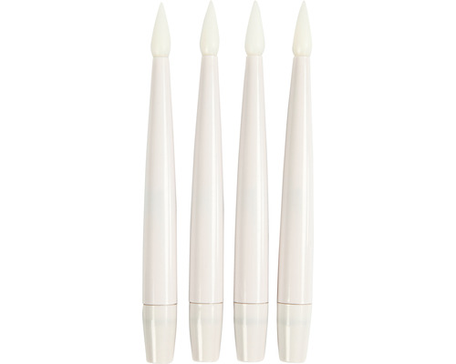 LED kerstboomkaars, 4 stuks