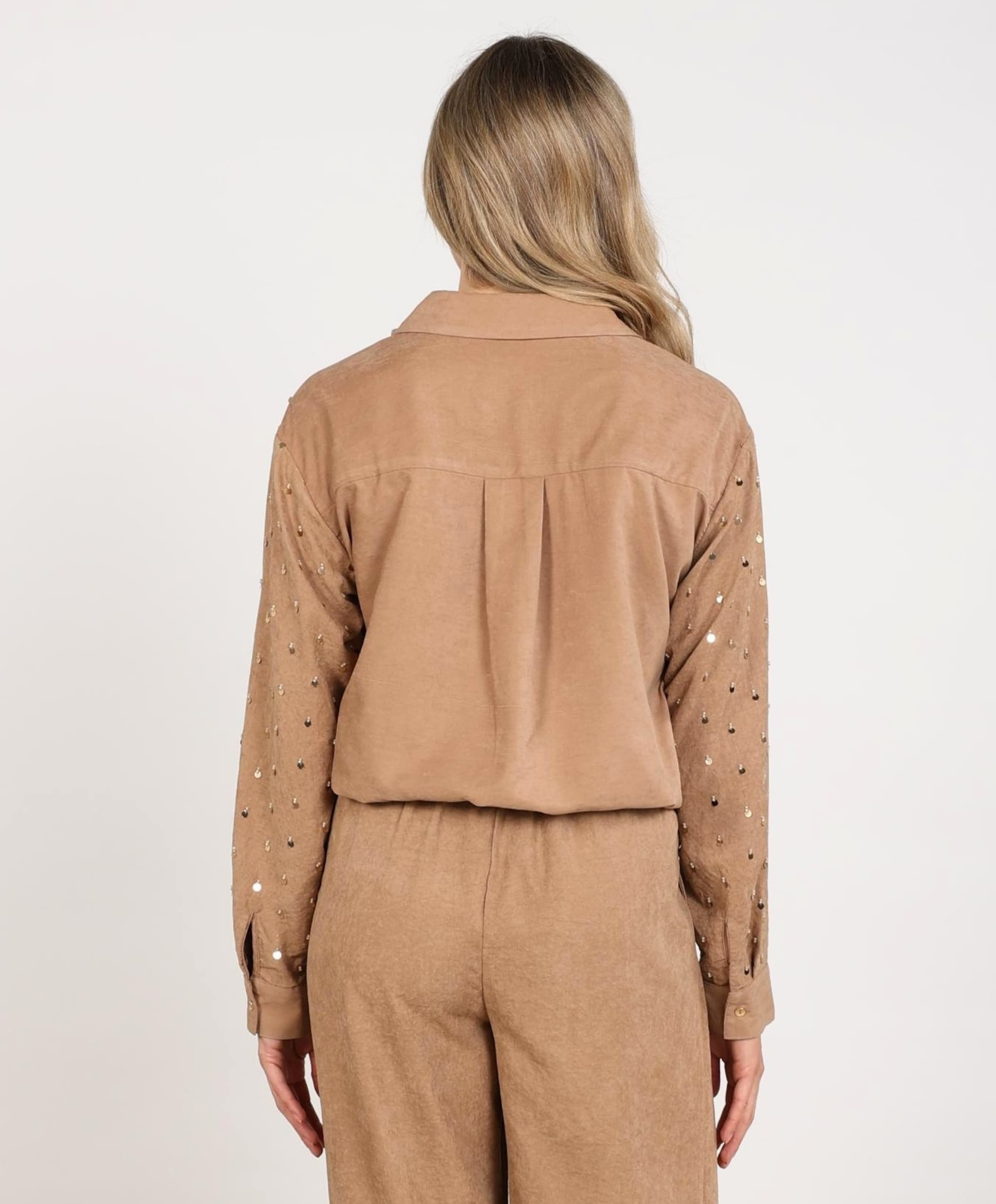 Nukus Dames blouse beige