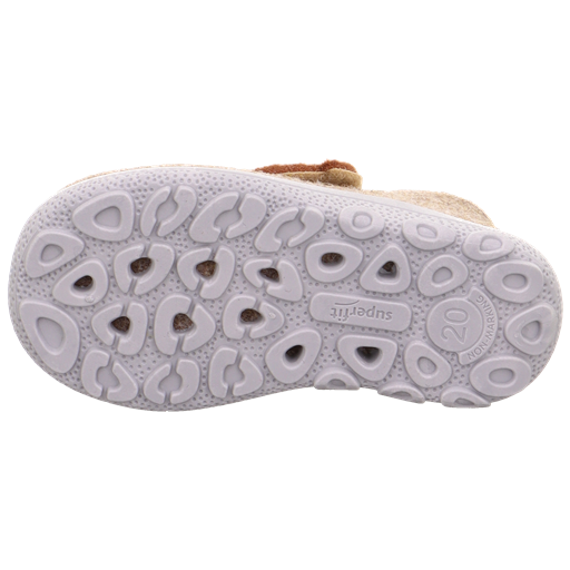 Superfit Happy Octi Hjemmesko, Beige/Grau, 26