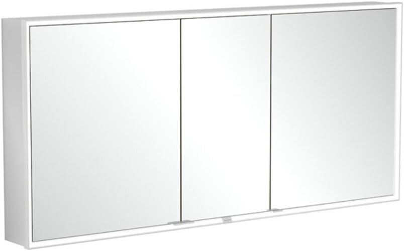 Villeroy & Boch My View Now, Spiegelschrank für Einbaumontage,mit Beleuchtung, 1600x750x167,5 mm, mit Sensordimmer, 3 Türen, A45616, A4561600