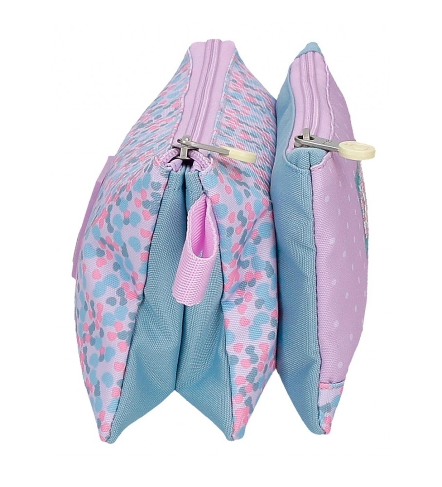 Estojo para lápis Enso EnsoCute Girl com três compartimentos e cores variadas