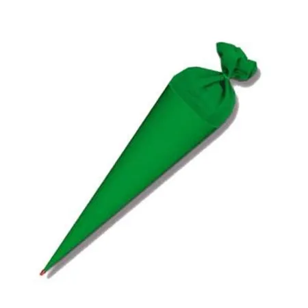 Roth Bastelschultüte 70 cm farbig mit Verschluss grün