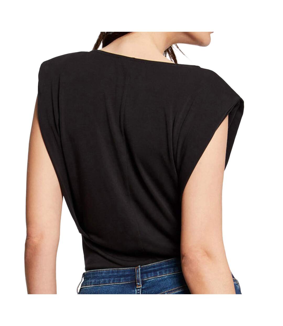 T-shirt Noir Femme Morgan Dupro