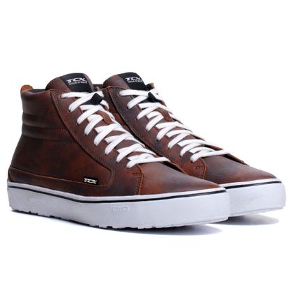 Baskets TCX Boots STREET 3 WATERPROOF - Marron / Blanc