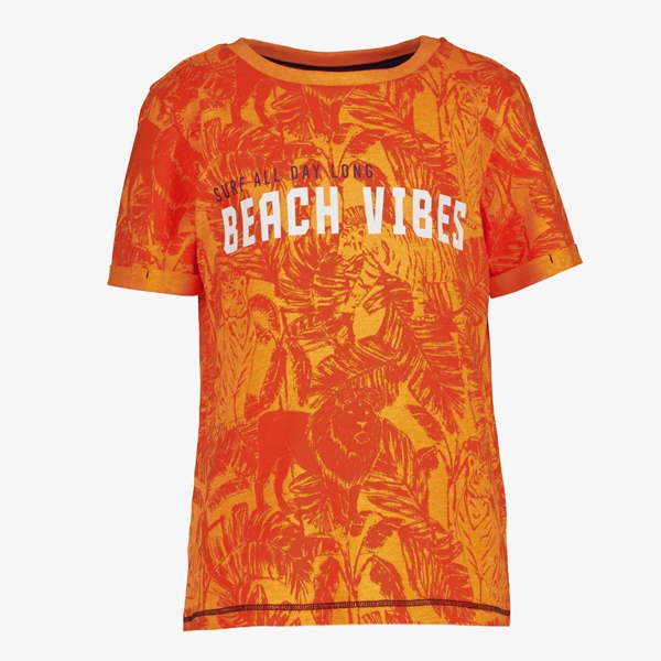 Unsigned jongens T-shirt met jungle print