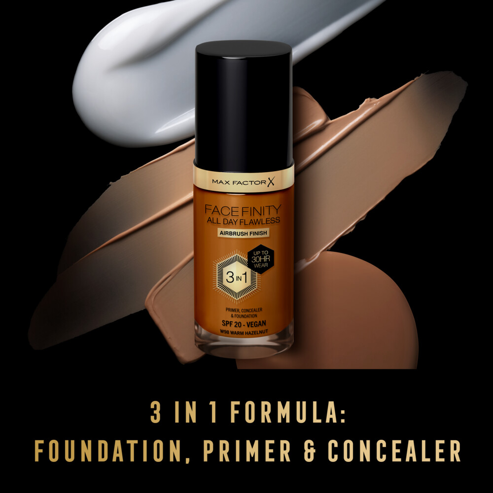 Max Factor Facefinity All Day Flawless Foundation W98 Warm Hazelnut34 ml
