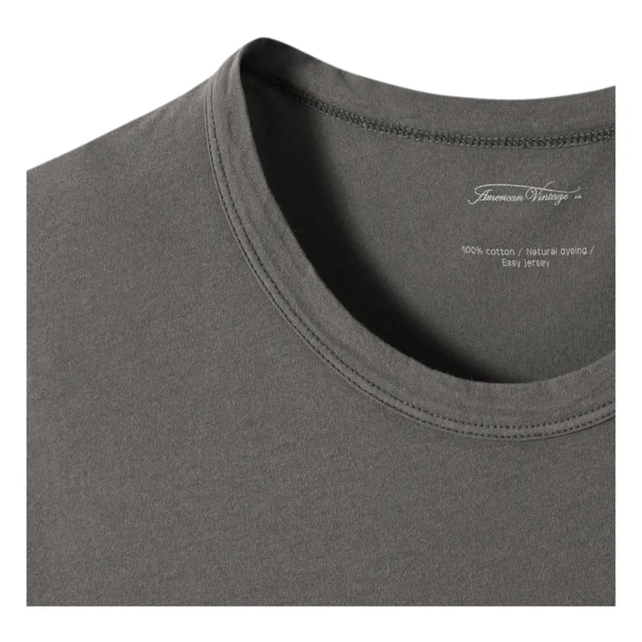 American Vintage T-shirt Devon | Gris ardoise