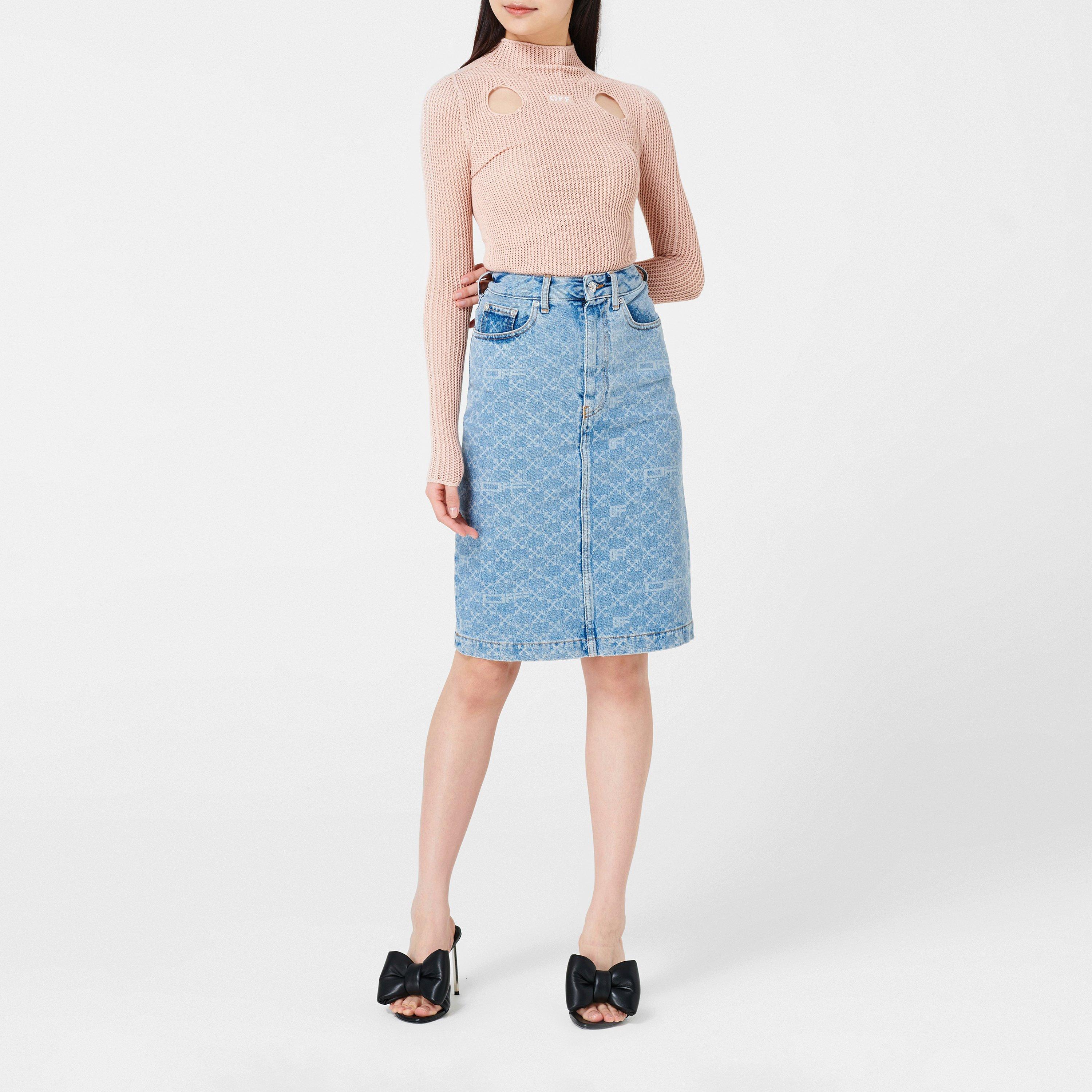 Off White Meteor Knit Top