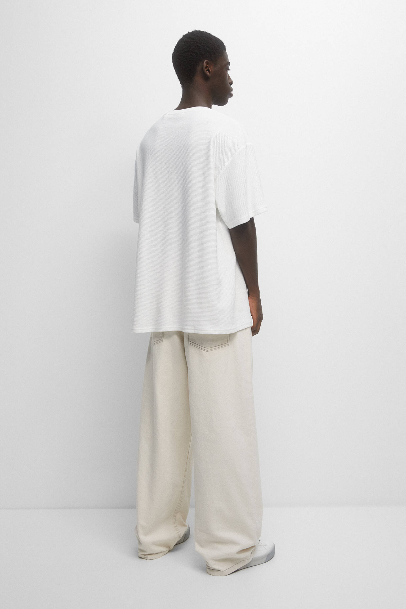 CAMISETA DE MALHA OTTOMAN - BRANCA OFF-WHITE
