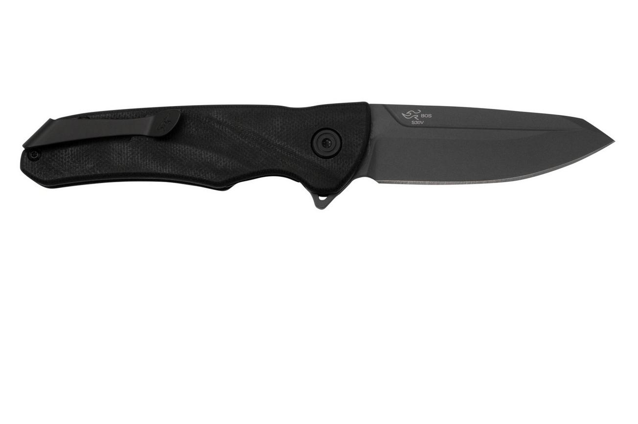 Buck Sprint Ops 0843BKS Black Canvas Micarta, zakmes