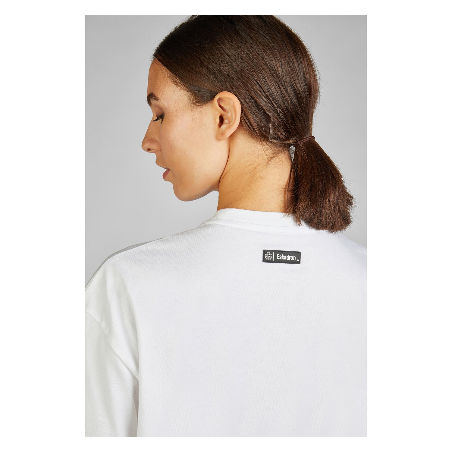 ESKADRON Dynamic T-Shirt Oversized  - white