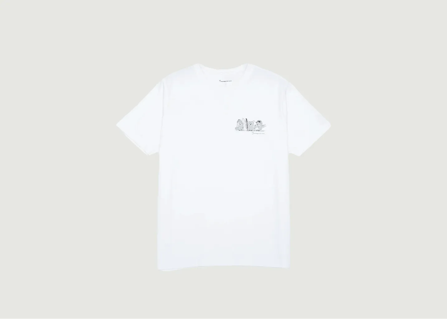 T-shirt droit imprimé logotypé KCA