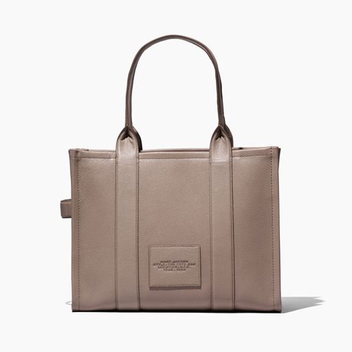Marc Jacobs The Leather Large Tote Bag, Cement