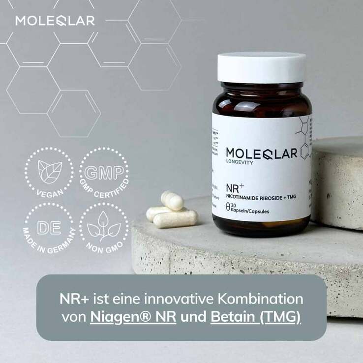 Moleqlar Longevity NR Pro Kapseln, 30 St