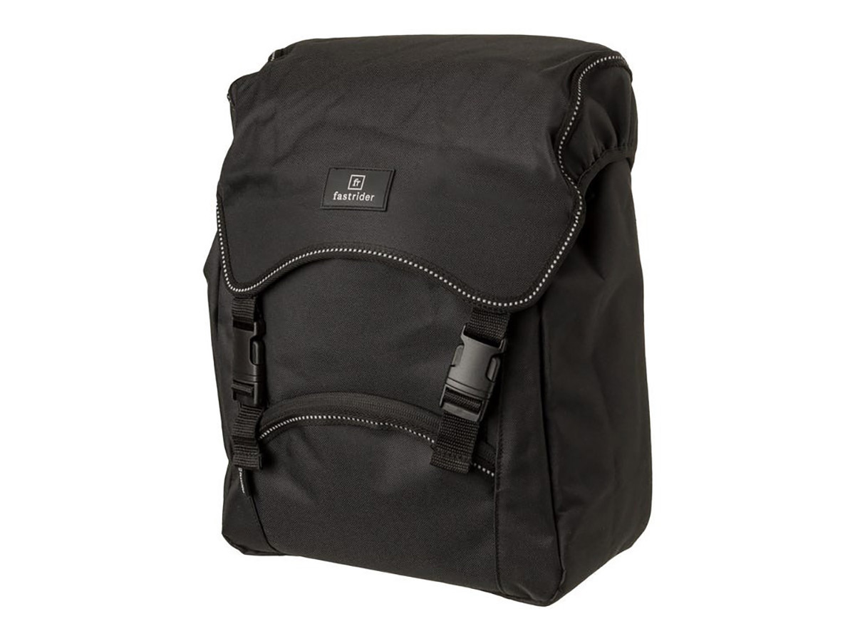 FastRider Traffic Unibag enkele fietstas - Black